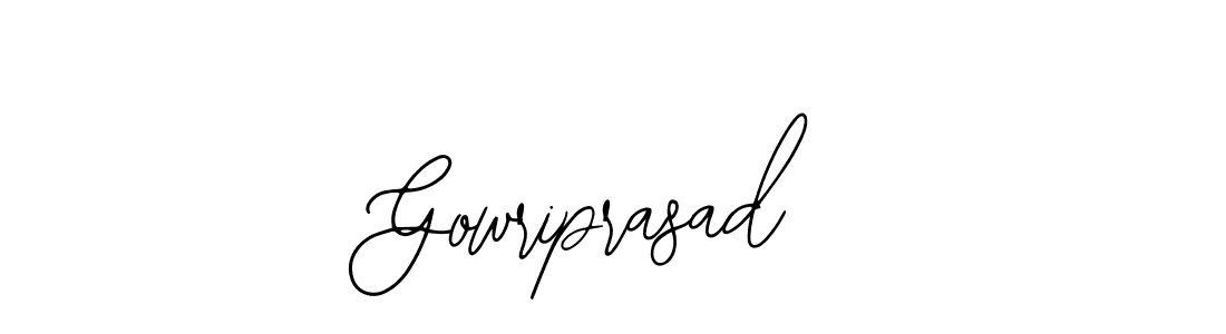 Gowriprasad stylish signature style. Best Handwritten Sign (Bearetta-2O07w) for my name. Handwritten Signature Collection Ideas for my name Gowriprasad. Gowriprasad signature style 12 images and pictures png