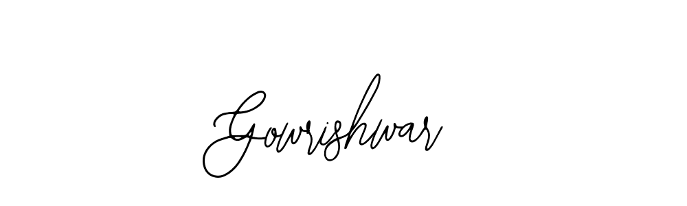 Also we have Gowrishwar name is the best signature style. Create professional handwritten signature collection using Bearetta-2O07w autograph style. Gowrishwar signature style 12 images and pictures png