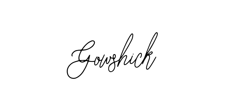 It looks lik you need a new signature style for name Gowshick. Design unique handwritten (Bearetta-2O07w) signature with our free signature maker in just a few clicks. Gowshick signature style 12 images and pictures png