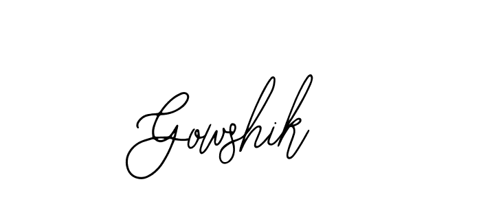 How to Draw Gowshik signature style? Bearetta-2O07w is a latest design signature styles for name Gowshik. Gowshik signature style 12 images and pictures png