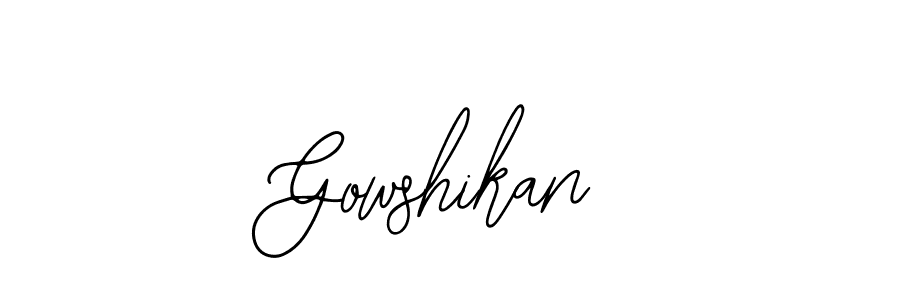 Make a beautiful signature design for name Gowshikan. Use this online signature maker to create a handwritten signature for free. Gowshikan signature style 12 images and pictures png