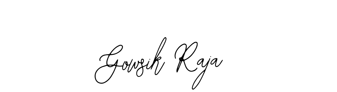 Design your own signature with our free online signature maker. With this signature software, you can create a handwritten (Bearetta-2O07w) signature for name Gowsik Raja. Gowsik Raja signature style 12 images and pictures png