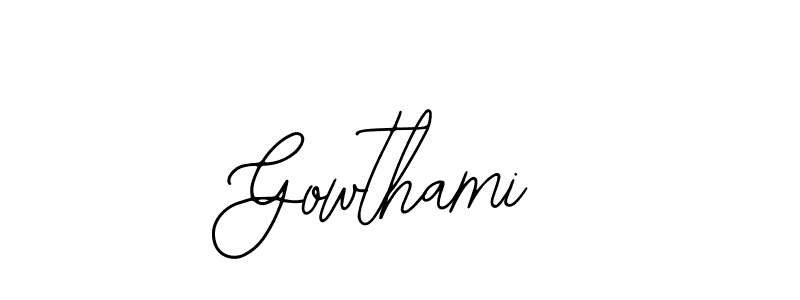 How to make Gowthami signature? Bearetta-2O07w is a professional autograph style. Create handwritten signature for Gowthami name. Gowthami signature style 12 images and pictures png