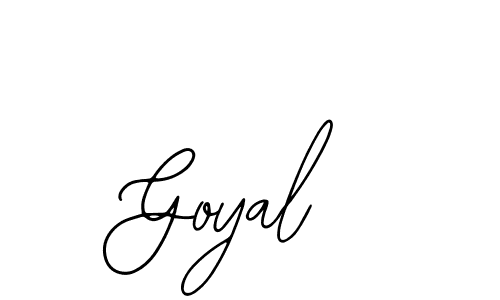 Design your own signature with our free online signature maker. With this signature software, you can create a handwritten (Bearetta-2O07w) signature for name Goyal. Goyal signature style 12 images and pictures png