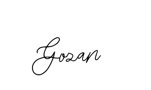 Design your own signature with our free online signature maker. With this signature software, you can create a handwritten (Bearetta-2O07w) signature for name Gozan. Gozan signature style 12 images and pictures png