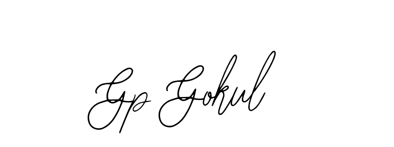 How to make Gp Gokul signature? Bearetta-2O07w is a professional autograph style. Create handwritten signature for Gp Gokul name. Gp Gokul signature style 12 images and pictures png