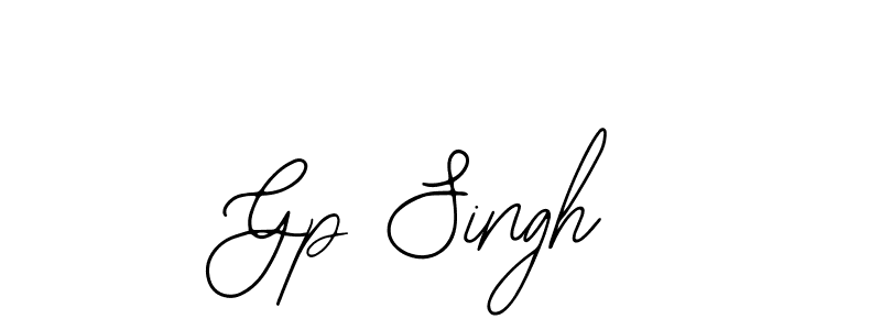 Design your own signature with our free online signature maker. With this signature software, you can create a handwritten (Bearetta-2O07w) signature for name Gp Singh. Gp Singh signature style 12 images and pictures png