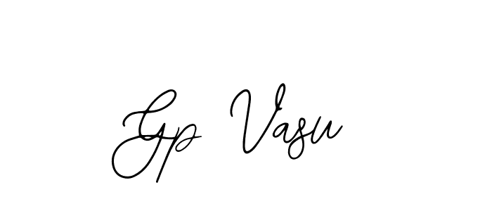 It looks lik you need a new signature style for name Gp Vasu. Design unique handwritten (Bearetta-2O07w) signature with our free signature maker in just a few clicks. Gp Vasu signature style 12 images and pictures png