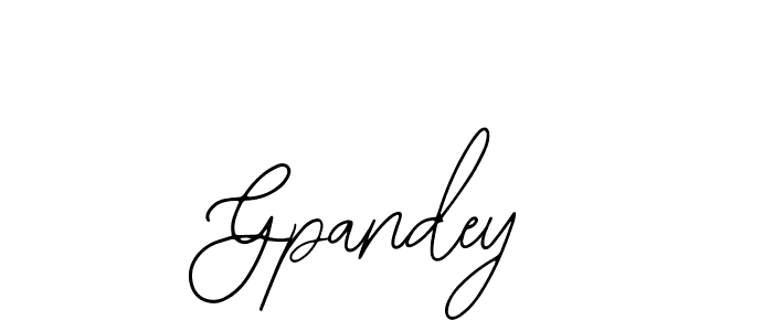 Make a beautiful signature design for name Gpandey. Use this online signature maker to create a handwritten signature for free. Gpandey signature style 12 images and pictures png