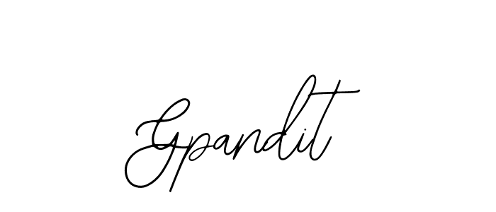 It looks lik you need a new signature style for name Gpandit. Design unique handwritten (Bearetta-2O07w) signature with our free signature maker in just a few clicks. Gpandit signature style 12 images and pictures png