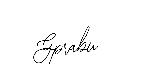 Create a beautiful signature design for name Gprabu. With this signature (Bearetta-2O07w) fonts, you can make a handwritten signature for free. Gprabu signature style 12 images and pictures png