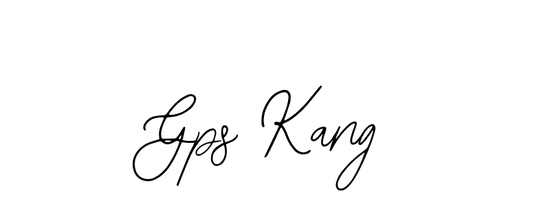 Design your own signature with our free online signature maker. With this signature software, you can create a handwritten (Bearetta-2O07w) signature for name Gps Kang. Gps Kang signature style 12 images and pictures png