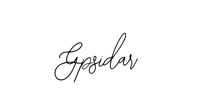 How to Draw Gpsidar signature style? Bearetta-2O07w is a latest design signature styles for name Gpsidar. Gpsidar signature style 12 images and pictures png