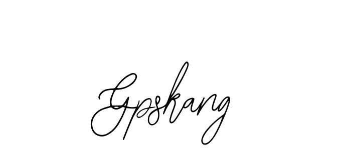 Bearetta-2O07w is a professional signature style that is perfect for those who want to add a touch of class to their signature. It is also a great choice for those who want to make their signature more unique. Get Gpskang name to fancy signature for free. Gpskang signature style 12 images and pictures png