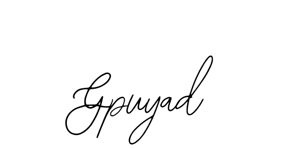The best way (Bearetta-2O07w) to make a short signature is to pick only two or three words in your name. The name Gpuyad include a total of six letters. For converting this name. Gpuyad signature style 12 images and pictures png