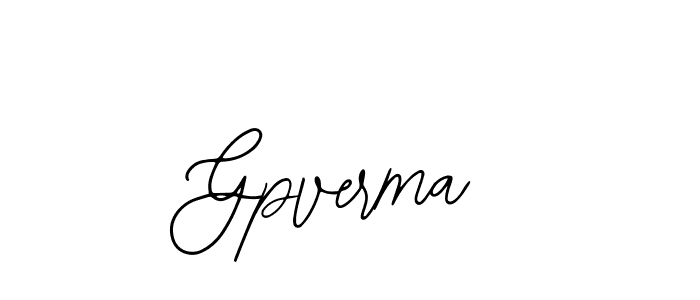 if you are searching for the best signature style for your name Gpverma. so please give up your signature search. here we have designed multiple signature styles  using Bearetta-2O07w. Gpverma signature style 12 images and pictures png