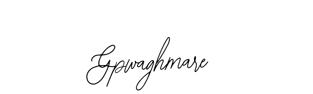 Best and Professional Signature Style for Gpwaghmare. Bearetta-2O07w Best Signature Style Collection. Gpwaghmare signature style 12 images and pictures png