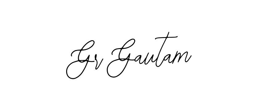 How to make Gr Gautam signature? Bearetta-2O07w is a professional autograph style. Create handwritten signature for Gr Gautam name. Gr Gautam signature style 12 images and pictures png