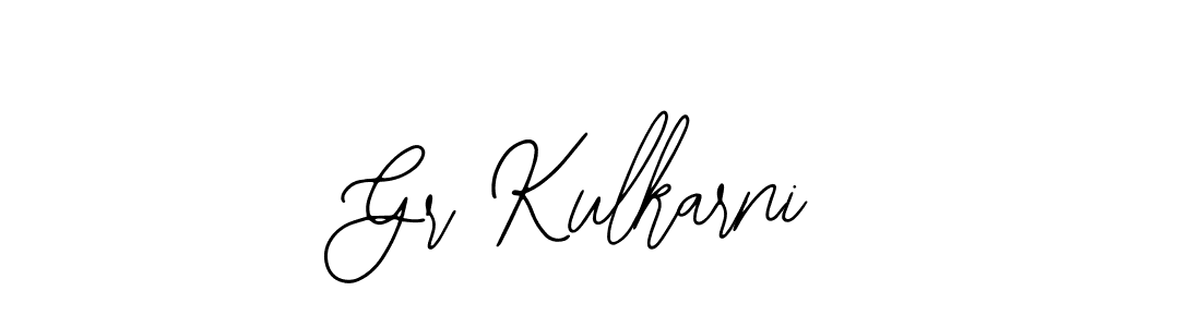 Use a signature maker to create a handwritten signature online. With this signature software, you can design (Bearetta-2O07w) your own signature for name Gr Kulkarni. Gr Kulkarni signature style 12 images and pictures png