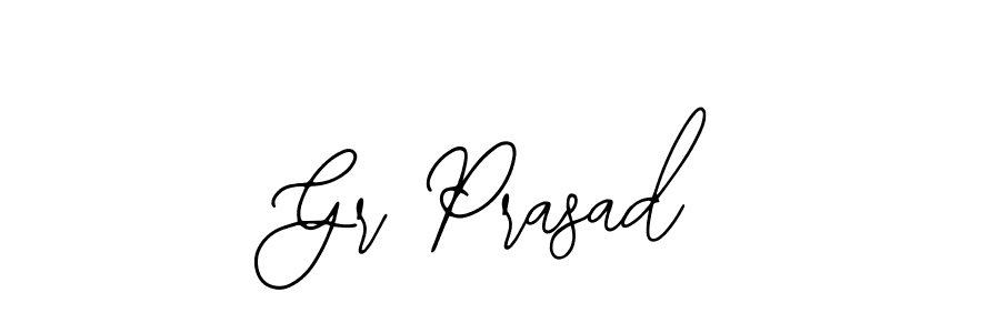How to make Gr Prasad name signature. Use Bearetta-2O07w style for creating short signs online. This is the latest handwritten sign. Gr Prasad signature style 12 images and pictures png