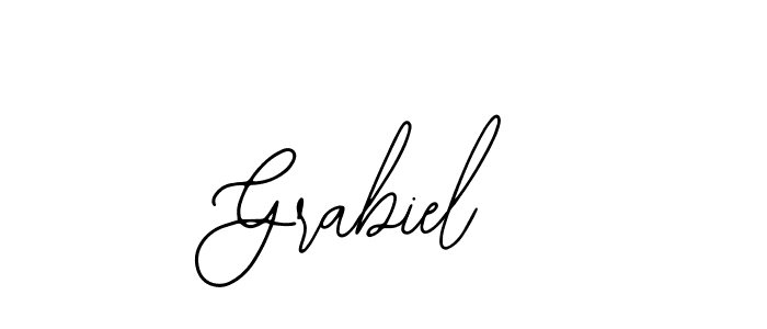 Bearetta-2O07w is a professional signature style that is perfect for those who want to add a touch of class to their signature. It is also a great choice for those who want to make their signature more unique. Get Grabiel name to fancy signature for free. Grabiel signature style 12 images and pictures png