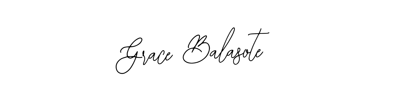 You should practise on your own different ways (Bearetta-2O07w) to write your name (Grace Balasote) in signature. don't let someone else do it for you. Grace Balasote signature style 12 images and pictures png