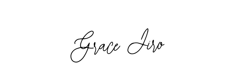 Bearetta-2O07w is a professional signature style that is perfect for those who want to add a touch of class to their signature. It is also a great choice for those who want to make their signature more unique. Get Grace Jiro name to fancy signature for free. Grace Jiro signature style 12 images and pictures png