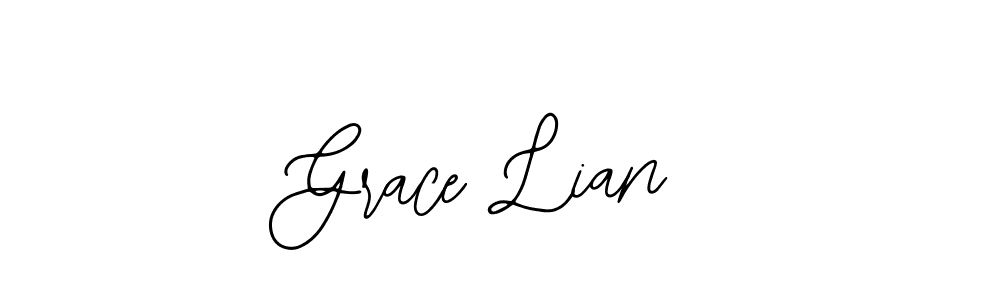 The best way (Bearetta-2O07w) to make a short signature is to pick only two or three words in your name. The name Grace Lian include a total of six letters. For converting this name. Grace Lian signature style 12 images and pictures png