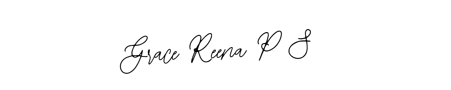 Make a beautiful signature design for name Grace Reena P S. Use this online signature maker to create a handwritten signature for free. Grace Reena P S signature style 12 images and pictures png