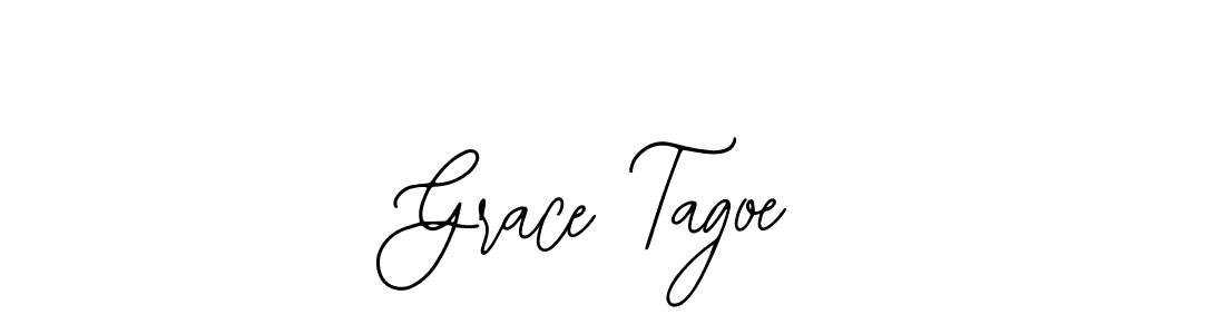 How to make Grace Tagoe name signature. Use Bearetta-2O07w style for creating short signs online. This is the latest handwritten sign. Grace Tagoe signature style 12 images and pictures png
