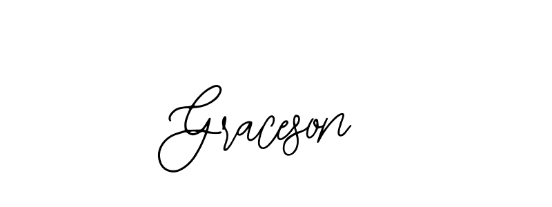 How to make Graceson name signature. Use Bearetta-2O07w style for creating short signs online. This is the latest handwritten sign. Graceson signature style 12 images and pictures png