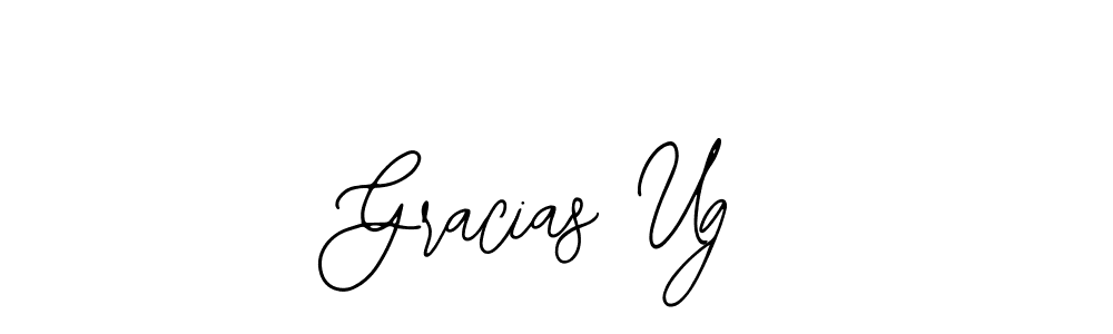 The best way (Bearetta-2O07w) to make a short signature is to pick only two or three words in your name. The name Gracias Ug include a total of six letters. For converting this name. Gracias Ug signature style 12 images and pictures png