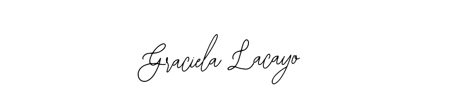 How to make Graciela Lacayo signature? Bearetta-2O07w is a professional autograph style. Create handwritten signature for Graciela Lacayo name. Graciela Lacayo signature style 12 images and pictures png