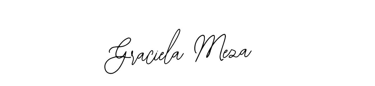 You should practise on your own different ways (Bearetta-2O07w) to write your name (Graciela Meza) in signature. don't let someone else do it for you. Graciela Meza signature style 12 images and pictures png