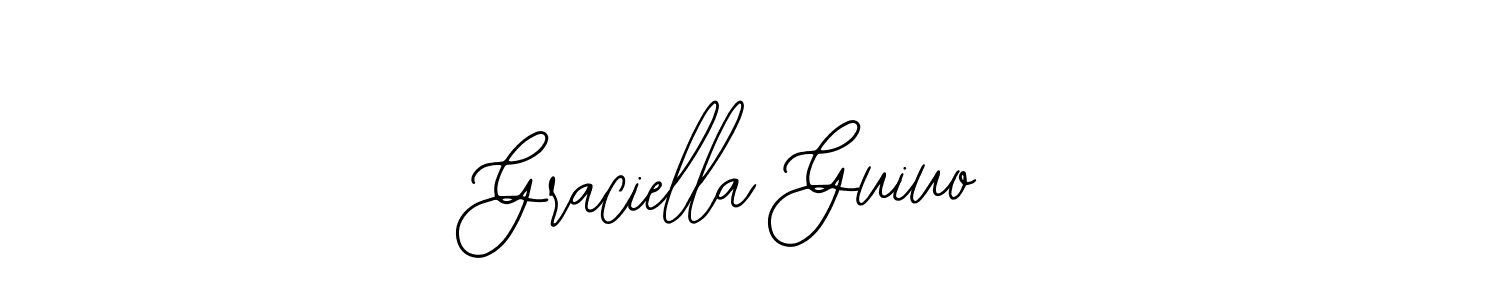 Design your own signature with our free online signature maker. With this signature software, you can create a handwritten (Bearetta-2O07w) signature for name Graciella Guiuo. Graciella Guiuo signature style 12 images and pictures png