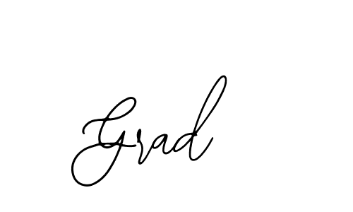 Similarly Bearetta-2O07w is the best handwritten signature design. Signature creator online .You can use it as an online autograph creator for name Grad . Grad  signature style 12 images and pictures png