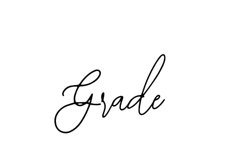 Design your own signature with our free online signature maker. With this signature software, you can create a handwritten (Bearetta-2O07w) signature for name Grade. Grade signature style 12 images and pictures png