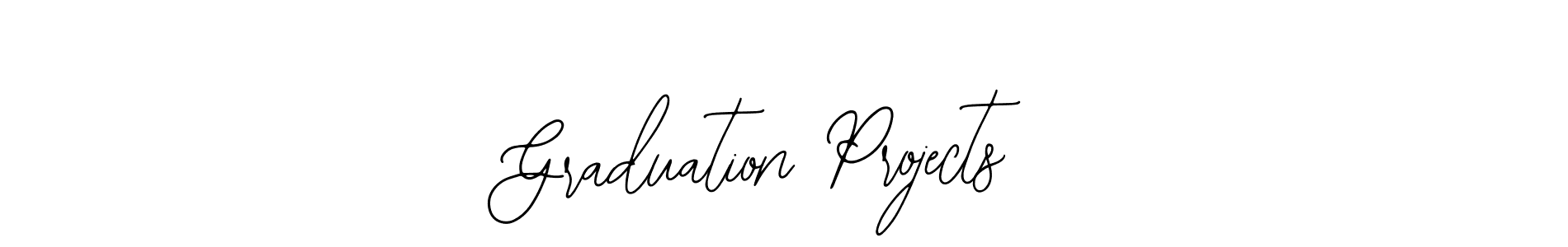 How to make Graduation Projects signature? Bearetta-2O07w is a professional autograph style. Create handwritten signature for Graduation Projects name. Graduation Projects signature style 12 images and pictures png