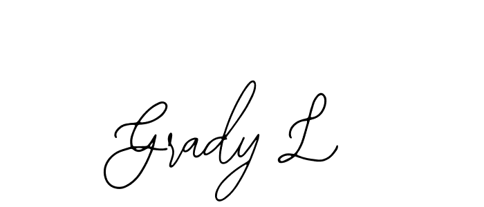 It looks lik you need a new signature style for name Grady L. Design unique handwritten (Bearetta-2O07w) signature with our free signature maker in just a few clicks. Grady L signature style 12 images and pictures png
