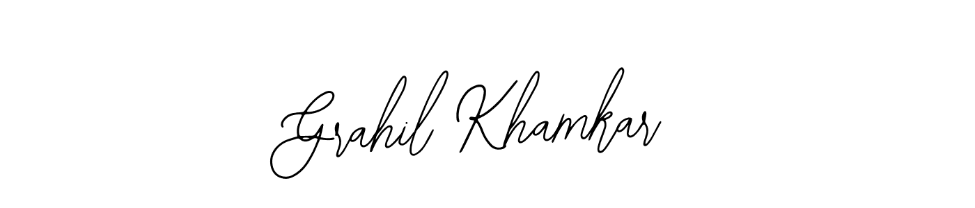 It looks lik you need a new signature style for name Grahil Khamkar. Design unique handwritten (Bearetta-2O07w) signature with our free signature maker in just a few clicks. Grahil Khamkar signature style 12 images and pictures png