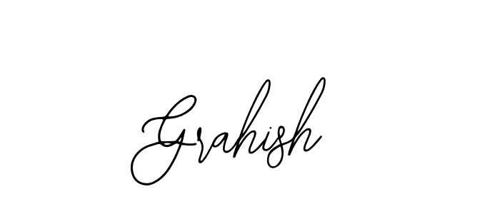 Make a beautiful signature design for name Grahish. Use this online signature maker to create a handwritten signature for free. Grahish signature style 12 images and pictures png