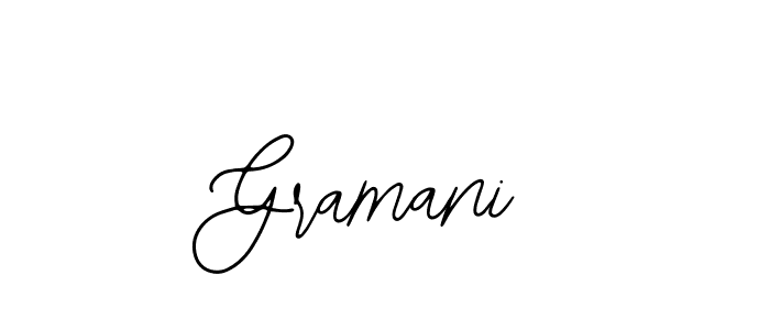 Gramani stylish signature style. Best Handwritten Sign (Bearetta-2O07w) for my name. Handwritten Signature Collection Ideas for my name Gramani. Gramani signature style 12 images and pictures png