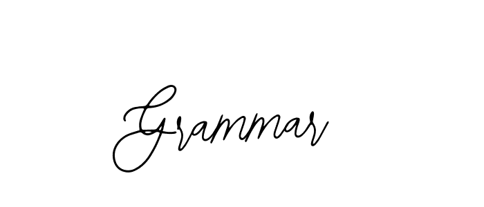 Design your own signature with our free online signature maker. With this signature software, you can create a handwritten (Bearetta-2O07w) signature for name Grammar. Grammar signature style 12 images and pictures png