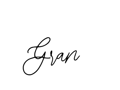 How to make Gran signature? Bearetta-2O07w is a professional autograph style. Create handwritten signature for Gran name. Gran signature style 12 images and pictures png