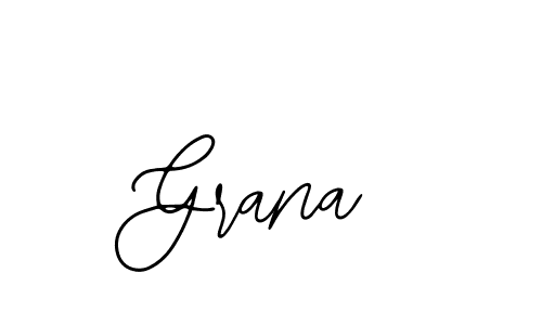 The best way (Bearetta-2O07w) to make a short signature is to pick only two or three words in your name. The name Grana include a total of six letters. For converting this name. Grana signature style 12 images and pictures png