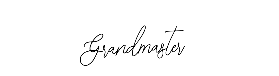 Use a signature maker to create a handwritten signature online. With this signature software, you can design (Bearetta-2O07w) your own signature for name Grandmaster. Grandmaster signature style 12 images and pictures png