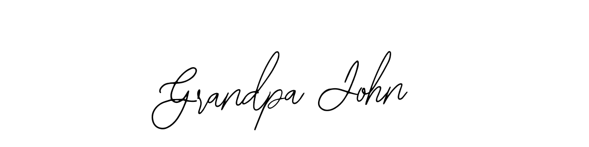 It looks lik you need a new signature style for name Grandpa John. Design unique handwritten (Bearetta-2O07w) signature with our free signature maker in just a few clicks. Grandpa John signature style 12 images and pictures png