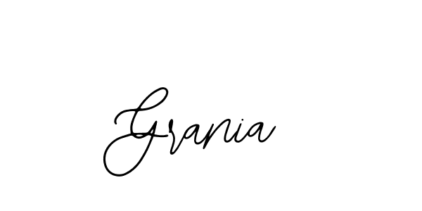 Design your own signature with our free online signature maker. With this signature software, you can create a handwritten (Bearetta-2O07w) signature for name Grania. Grania signature style 12 images and pictures png