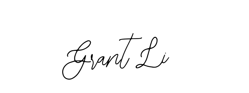 Also we have Grant Li name is the best signature style. Create professional handwritten signature collection using Bearetta-2O07w autograph style. Grant Li signature style 12 images and pictures png