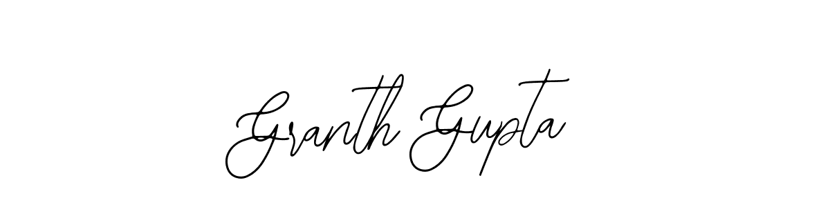 It looks lik you need a new signature style for name Granth Gupta. Design unique handwritten (Bearetta-2O07w) signature with our free signature maker in just a few clicks. Granth Gupta signature style 12 images and pictures png